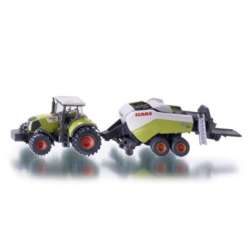 SIKU Traktor CLAAS AXION ze snopowiązałką (1852) - 3