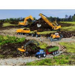 Model SIKU Traktor JCB z przyczep  z otwartym kontenerem (1855) - 2